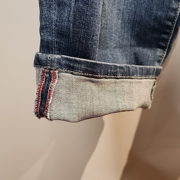 Torrid - 24 Short, Perfect Skinny Ankle Stretch Mid-Rise Jean in "Upstate" Blue  - Picture 4 of 13